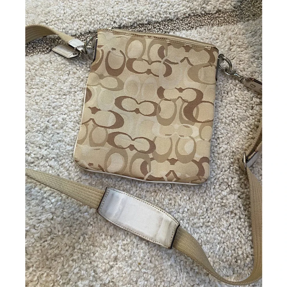Coach Hampton Op Art North South Crossbody